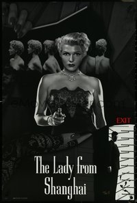 6z0058 LADY FROM SHANGHAI signed #60/100 24x36 art print 2023 by Villegas, regular version, Hayworth!