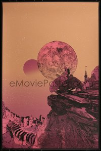 6z0060 STAR WARS #128/410 24x36 art print 2010 Mondo, art by Shan Jiang, Dawn of Tatooine!