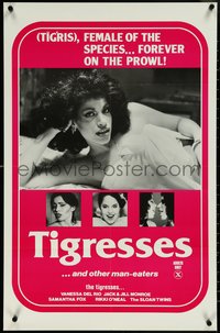 6z0250 TIGRESSES & OTHER MAN-EATERS 22x34 special poster 1979 sexy Vanessa Del Rio, Samantha Fox, Rikki O'Neal!