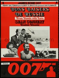 6z0153 FROM RUSSIA WITH LOVE Swiss R1970s Connery as James Bond, different montage, French title!