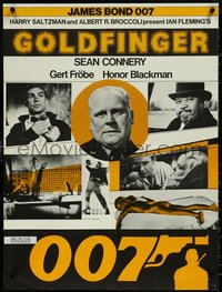 6z0154 GOLDFINGER Swiss R1970s cool different images of Sean Connery as James Bond 007!