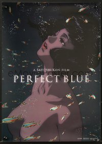 6z0744 PERFECT BLUE foil Taiwanese poster R2024 Satoshi Kon's Pafekuto Buru, sexy art, ultra rare!