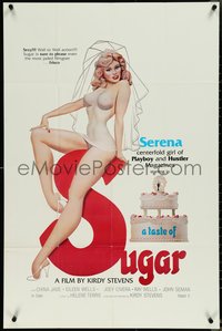 6z0538 TASTE OF SUGAR 25x38 1sh 1978 great art of sexiest Serena in see-through wedding gown!