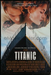 6z0541 TITANIC DS 1sh 1997 Leonardo DiCaprio, Kate Winslet, directed by James Cameron!