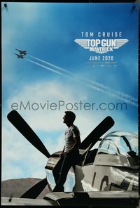 6z0542 TOP GUN: MAVERICK teaser DS 1sh 2022 Naval aviator Cruise on P-51 Mustang fighter airplane!