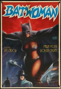 6z0180 BATWOMAN Turkish R1980s Maura Monti, great art of sexy superhero by Huseyin!