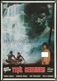 6z0184 GREEN INFERNO Turkish 1990 Climati, completely different horror jungle art, ultra rare!