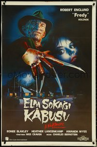 6z0188 NIGHTMARE ON ELM STREET Turkish 1984 Wes Craven, Freddy Krueger by Karakoc, rare!