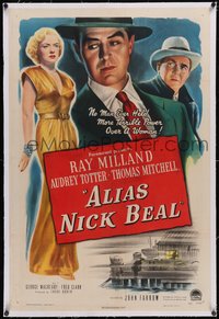 7a0508 ALIAS NICK BEAL linen 1sh 1949 Thomas Mitchell makes a Faustian deal with Ray Milland!
