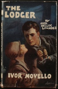 7a0074 LODGER English hardcover book 1927 directed by Alfred Hitchcock, Ivor Novello, ultra rare!