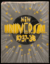 7a0012 UNIVERSAL 1937-38 campaign book 1937 Deanna Durbin, Oswald cartoons, Road to Reno, rare!