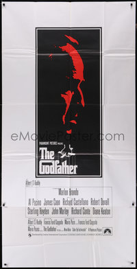 7a0023 GODFATHER English 3sh 1972 art of Marlon Brando, Francis Ford Coppola & Mario Puzo classic!