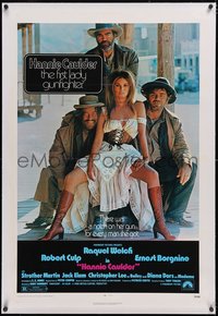7a0636 HANNIE CAULDER linen 1sh 1972 sexiest cowgirl Raquel Welch, Jack Elam, Culp, Ernest Borgnine