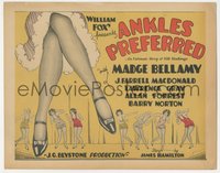 7a0054 ANKLES PREFERRED TC 1927 great art of Madge Bellamy's sexy legs + pretty ladies, ultra rare!