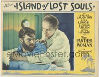 7a0060 ISLAND OF LOST SOULS LC 1933 Arthur Hohl by scared bearded Richard Arlen, ultra rare!