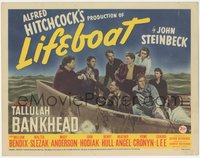 7a0061 LIFEBOAT TC 1943 Alfred Hitchcock's adaptation of John Steinbeck's story of nine survivors!