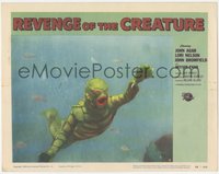 7a0068 REVENGE OF THE CREATURE LC #4 1955 wonderful close up of the monster swimming underwater!