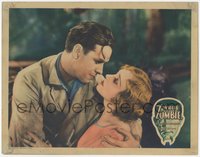 7a0072 WHITE ZOMBIE LC 1932 Madge Bellamy & Joseph Cawthorn, Bela Dracula Lugosi in border, rare!