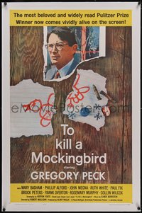 7a0829 TO KILL A MOCKINGBIRD linen 1sh 1963 Gregory Peck classic, from Harper Lee's famous novel!