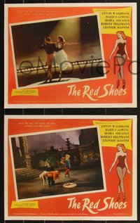 7a0024 RED SHOES 8 English LCs 1948 Michael Powell & Emeric Pressburger, Shearer, rare complete set!