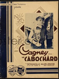 7a0015 ST. LOUIS KID French pressbook 1934 great different images of James Cagney, ultra rare!