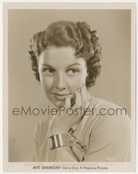 7b1453 ANN SHERIDAN 8x10.25 still 1930s wonderful close portrait with her head on her hand!