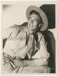 7b1425 FIGHTING CARAVANS 8x10 key book still 1931 wonderful portrait of young cowboy Gary Cooper!