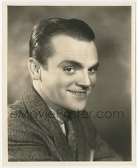 7b1387 JAMES CAGNEY 8.25x10 still 1930s head & shoulders portrait of the leading man by Elmer Fryer!