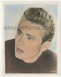 7b1355 JAMES DEAN color 8x10 still 1950s wonderful head & shoulders portrait of the legendary star!