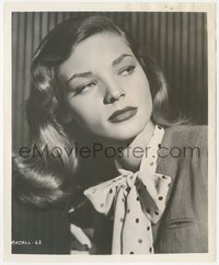 7b1400 LAUREN BACALL 8.25x10 still 1945 incredible close portrait of the beautiful actress!