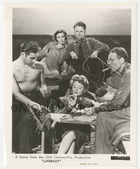 7b1357 LIFEBOAT 8.25x10 still 1943 Tallulah Bankhead, John Hodiak, Anderson, Cronyn, Hull, Hitchcock!