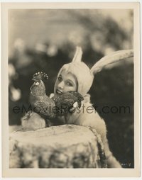 7b1487 LORETTA YOUNG 8x10.25 still 1929 she's 16 years old as the Easter Bunny for studio promo!