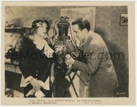 7b1429 LOVE AFFAIR 8x10.25 still 1932 young Humphrey Bogart shows plane engine to Dorothy Mackaill!