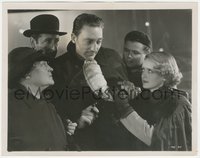 7b1379 SATAN MET A LADY 8x10 still 1936 Bette Davis stares at Warren William with guns, Dieterle!