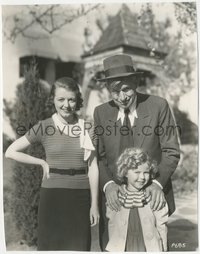 7b1501 SHIRLEY TEMPLE/WILL ROGERS/JANET GAYNOR 7.5x9.75 still 1935 Fox's best by Frank Zimmerman!