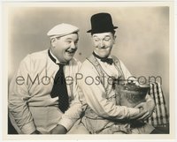 7b1443 THEM THAR HILLS 8.25x10 still 1934 wonderful c/u of happy Oliver Hardy & Stan Laurel, rare!