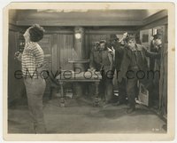 7b1392 VULTURES OF THE SEA deluxe 8.25x10 still 1928 Boris Karloff kills man with knife, ultra rare!