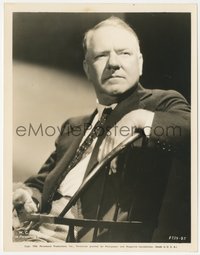 7b1396 W.C. FIELDS 8x10.25 still 1934 wonderful portrait of the great comedian sitting in chair!