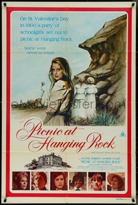 7b0278 PICNIC AT HANGING ROCK Aust 1sh 1975 Peter Weir classic about vanishing schoolgirls!