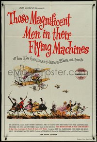 7b0286 THOSE MAGNIFICENT MEN IN THEIR FLYING MACHINES Aust 1sh 1965 early airplanes, ultra rare!