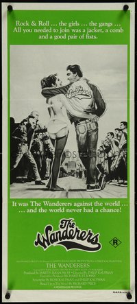 7b0259 WANDERERS Aust daybill 1979 Kaufman's 1960s New York City teen gang cult classic!