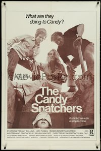 7b0354 CANDY SNATCHERS 1sh 1973 sexy Tiffany Bolling kidnapped, it started as such a simple crime!