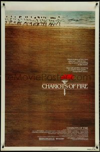 7b0365 CHARIOTS OF FIRE 1sh 1981 Hugh Hudson Best Picture English Olympic running classic!