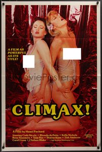 7b0371 CLIMAX! 1sh 1985 Cody Nicole, Rhonda Jo Petty, super-sexy image!