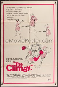 7b0370 CLIMAX int'l 1sh 1967 Ugo Tognazzi, Italian polygamy!