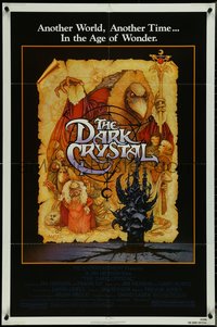 7b0387 DARK CRYSTAL 1sh 1982 Jim Henson & Frank Oz, incredible Richard Amsel fantasy art!