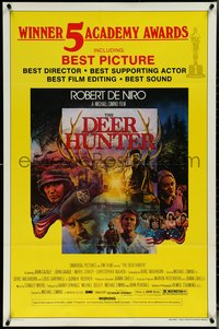 7b0396 DEER HUNTER awards 1sh 1978 directed by Michael Cimino, Robert De Niro, Jezierski artwork!