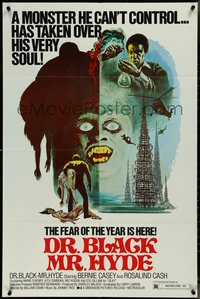 7b0408 DR BLACK MR HYDE 1sh 1976 Bernie Casey, black sci-fi horror, fear of the year is here!