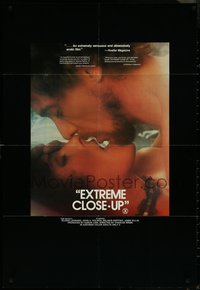 7b0426 EXTREME CLOSE-UP 24x36 1sh 1979 great image of John Holmes and sexy Gloria Leonard in Paris!