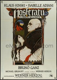 7b0107 NOSFERATU THE VAMPYRE Italian 1p 1979 Klaus Kinski, Werner Herzog, classic Palladini art!